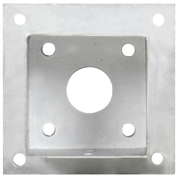 Suporturi stâlp, 4 buc., 101 mm, metal galvanizat - Img 8