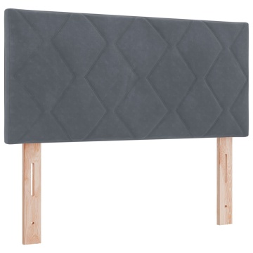 Tăblia cu design Diamond Blocks Gri închis 90 cm Catifea - Img 2