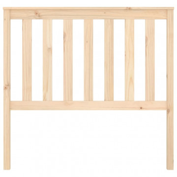 Tăblie de pat, 106x6x101 cm, lemn masiv de pin - Img 4
