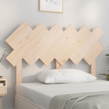 Tăblie de pat, 122,5x3x80,5 cm, lemn masiv de pin - Img 1
