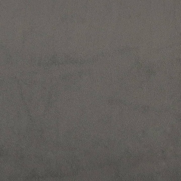 Tăblie de pat, gri închis, 90x5x78/88 cm, catifea - Img 6