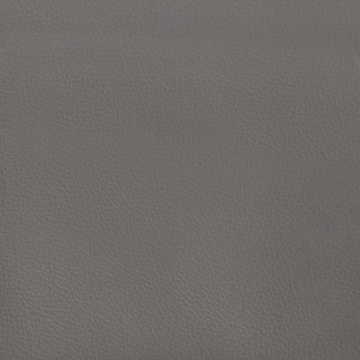 Tăblii de pat, 2 buc, gri, 90x5x78/88 cm, piele ecologică - Img 6