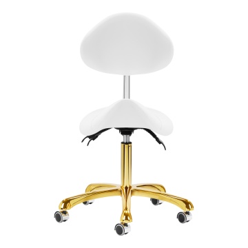 Taburet cosmetic 1004 Giovanni auriu alb - Img 3