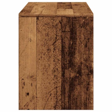 Taburet de toaletă din lemn vechi 70x35x45 cm lemn prelucrat - Img 8