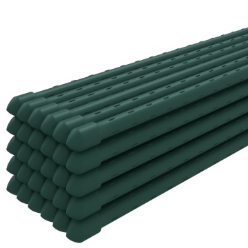 Țăruși pentru plante de grădină, 30 buc., verde, 180 cm, oțel - Img 3