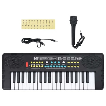 Tastatură electrică pian cu 37 taste cu microfon pentru copii - Img 1