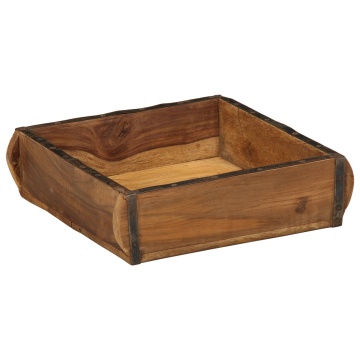 Tavă 31x29x10 cm Lemn recuperat - Img 2
