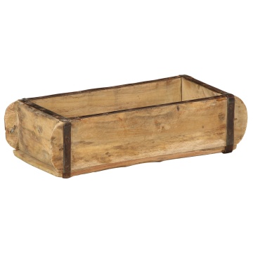 Tăviță 30x15x9 cm Lemn Masiv Recuperat - Img 4