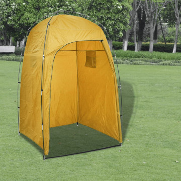 Toaletă portabilă de camping cu cort, 10+10 L - Img 2