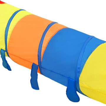 Tunel de joacă pentru copii, multicolor, 245 cm, poliester - Img 6