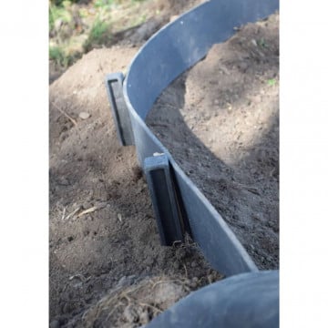 Ubbink Borduri de grădină, negru, 14cmx15m, 7mm - Img 5