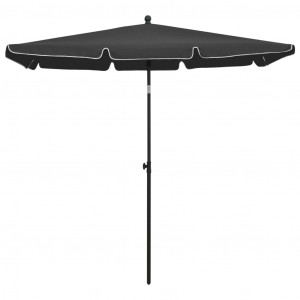 Umbrelă de grădină cu stâlp, antracit, 210x140 cm - Img 3