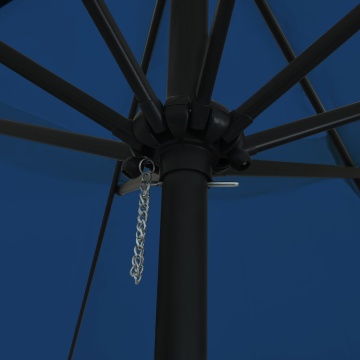 Umbrelă de grădină ø395x245 cm Albastru Azur - Img 4