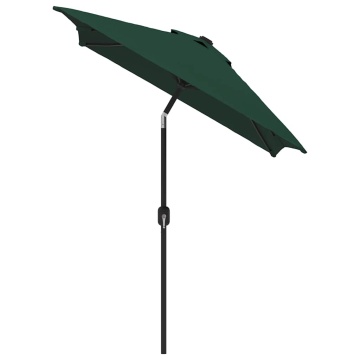 Umbrelă de soare dreptunghiulară 200 x 300 cm, Verde - Img 3