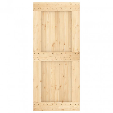 Ușă „NARVIK”, 90x210 cm, lemn masiv de pin - Img 7
