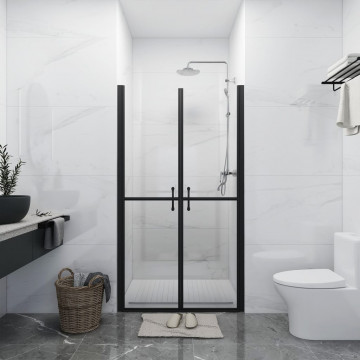 Ușă cabină de duș, transparent, (83-86)x190 cm, ESG - Img 1