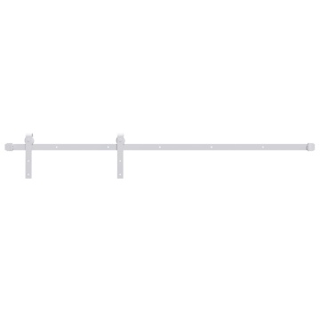 Ușă glisantă cu set de feronerie 85x210 cm, lemn masiv de pin - Img 6