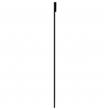 Ușă glisantă, negru, 102x205 cm, sticlă ESG și aluminiu - Img 4
