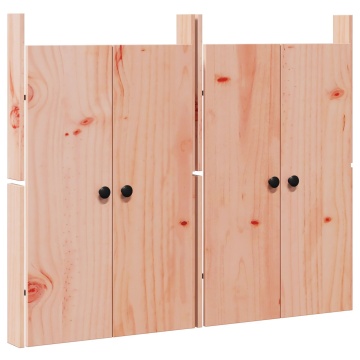 Uși pentru grătar 2 buc 50x9x82 cm Lemn masiv de duglas - Img 2