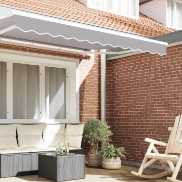 valanța pentru marchiză de 3 m Gri Deschis 2.8x0.2 m - Img 3