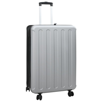 Valiză pliabilă carcasă tare 28'' Argintie 50x30x76 cm ABS - Img 2