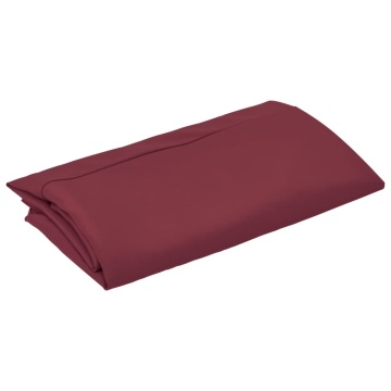 vida XL Pânză de schimb umbrelă de soare consolă, roșu bordo, 350 cm - Img 3