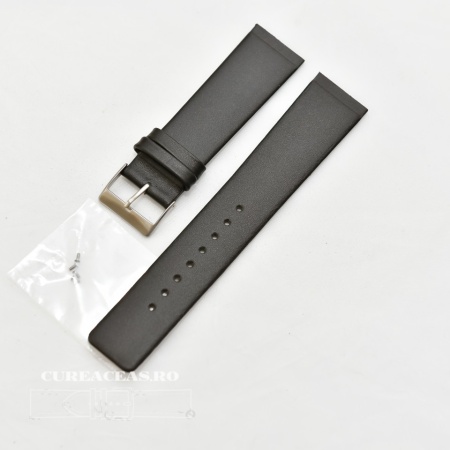 Curea tip Skagen de 22mm neagra - 56693