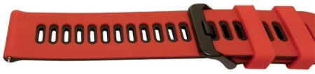 Curea silicon doua culori QR roșu cu negru 22mm- 62221 - Img 2