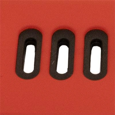 Curea silicon doua culori QR roșu cu negru 22mm- 62221 - Img 3