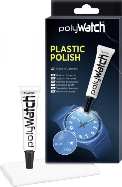 Pasta polish Polywatch cu cârpă - set 6 bucăți - Img 2