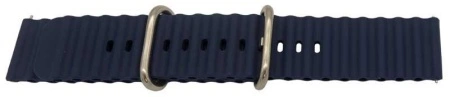 Curea silicon albastru navy cutata cu telescop QR 22mm - 63044 - Img 3