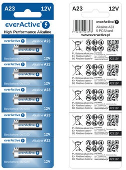 Baterie everActive A23- set 5 bucati
