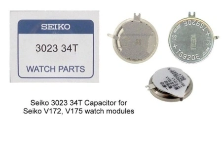Capacitor original pentru Seiko Kinetic -3023.34T - Img 2