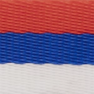 Curea NATO multicolora alb/rosu/albastru 22mm catarame argintii -54070 - Img 2