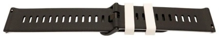 Curea silicon doua culori QR albă cu negru 20mm- 62222 - Img 2