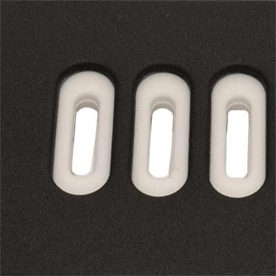 Curea silicon doua culori QR neagra cu alb 22mm- 62203 - Img 3
