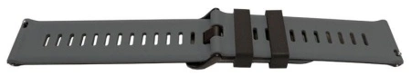 Curea silicon doua culori QR neagra cu gri 20mm- 62206 - Img 3
