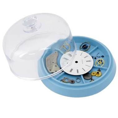 Cutie pentru depozitare piese mecanism cu clopot