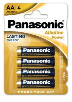 Panasonic Alkaline Power LR06 / AA - blister 4 bucati