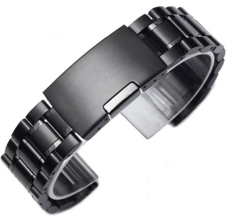 Bratara neagră tip Fossil 20mm