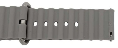 Curea silicon gri cutata cu telescop QR 20mm - 63047 - Img 3