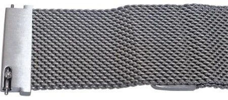 Bratara milaneza argintie cu inchidere magnetica QR 18mm -56987 - Img 2