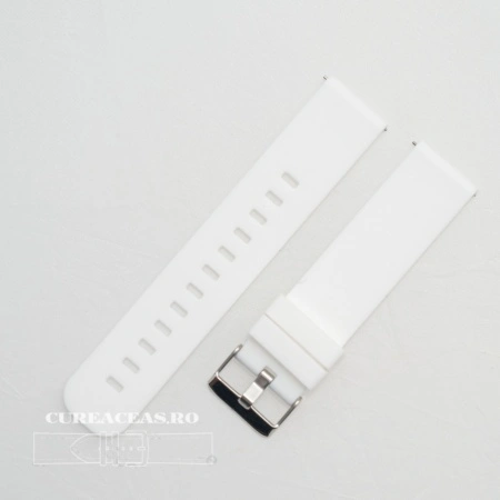 Curea silicon albă, telescop QR, 24mm -402224 - Img 3