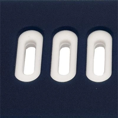 Curea silicon doua culori QR albastră cu alb 20mm- 62212 - Img 2
