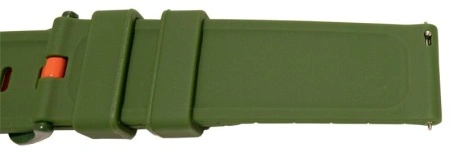 Curea silicon doua culori QR verde cu roșu 20mm- 62252 - Img 2