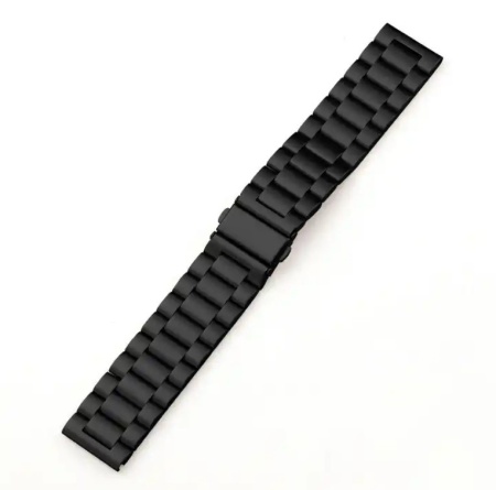 Bratara metalica neagră pentru Smartwatch -22mm