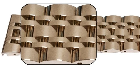 Bratara rose gold 7 rânduri cu deployant 20mm - 57115 - Img 2