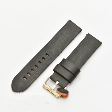 Curea piele neagră vintage QR 18mm - 3830118