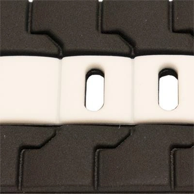 Curea silicon doua culori QR neagra cu albastru 22mm- 62249 - Img 2