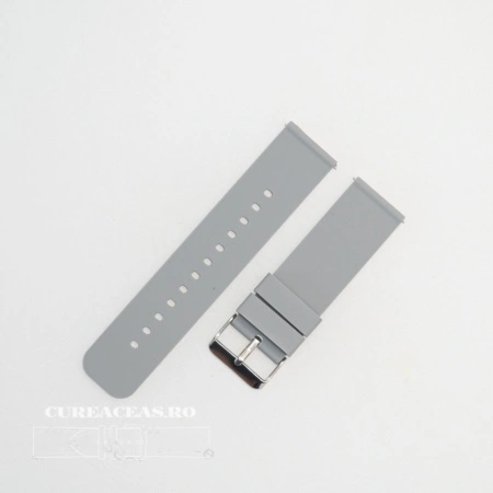 Curea silicon gri, telescop QR, 22mm -400722 - Img 2